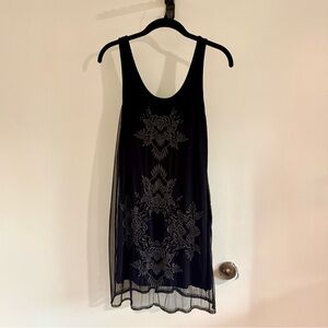 Abercrombie & Fitch Black Dress with Silver Detailing